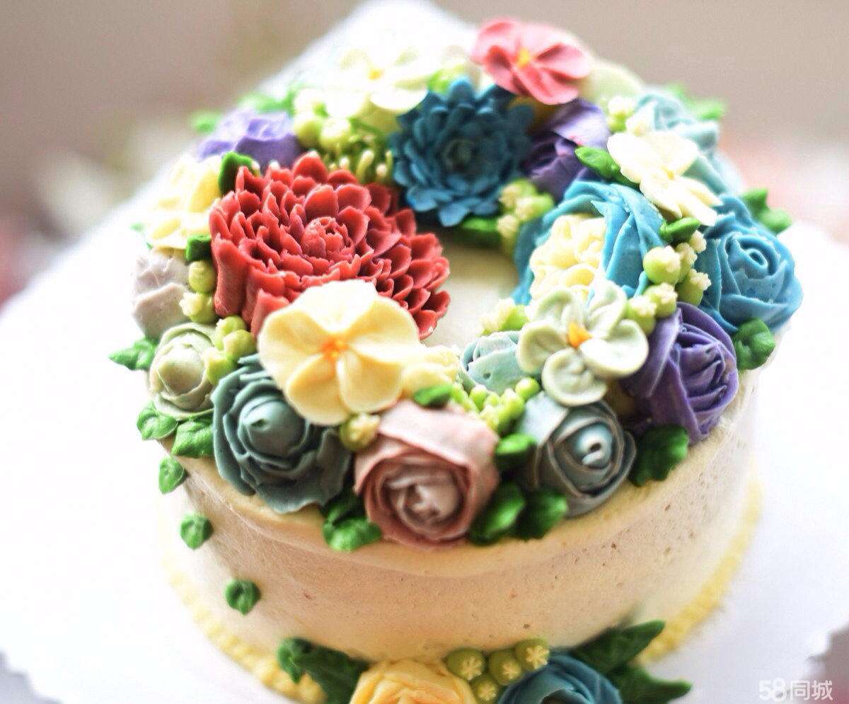 韩式裱花蛋糕培训班